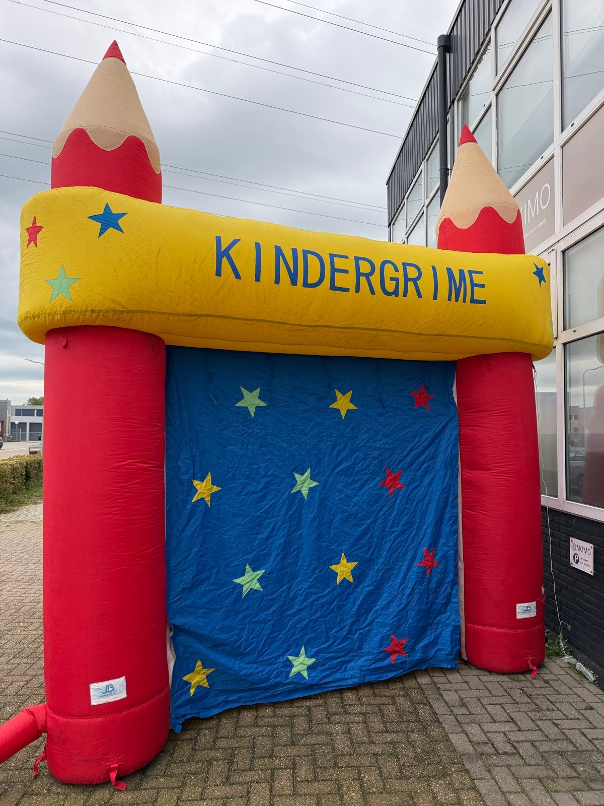 JB Inflatables Schminktent met Blower - Kindergrime, Ophalen, Gebruikt, Overige materialen