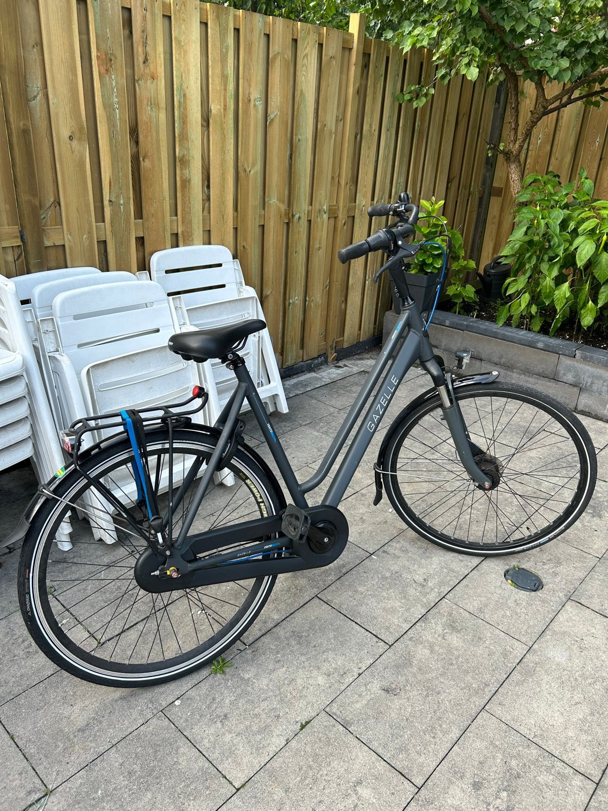Nette Gazelle Vento C7 damesfiets, Ophalen, Versnellingen, 56 cm of meer, Zo goed als nieuw