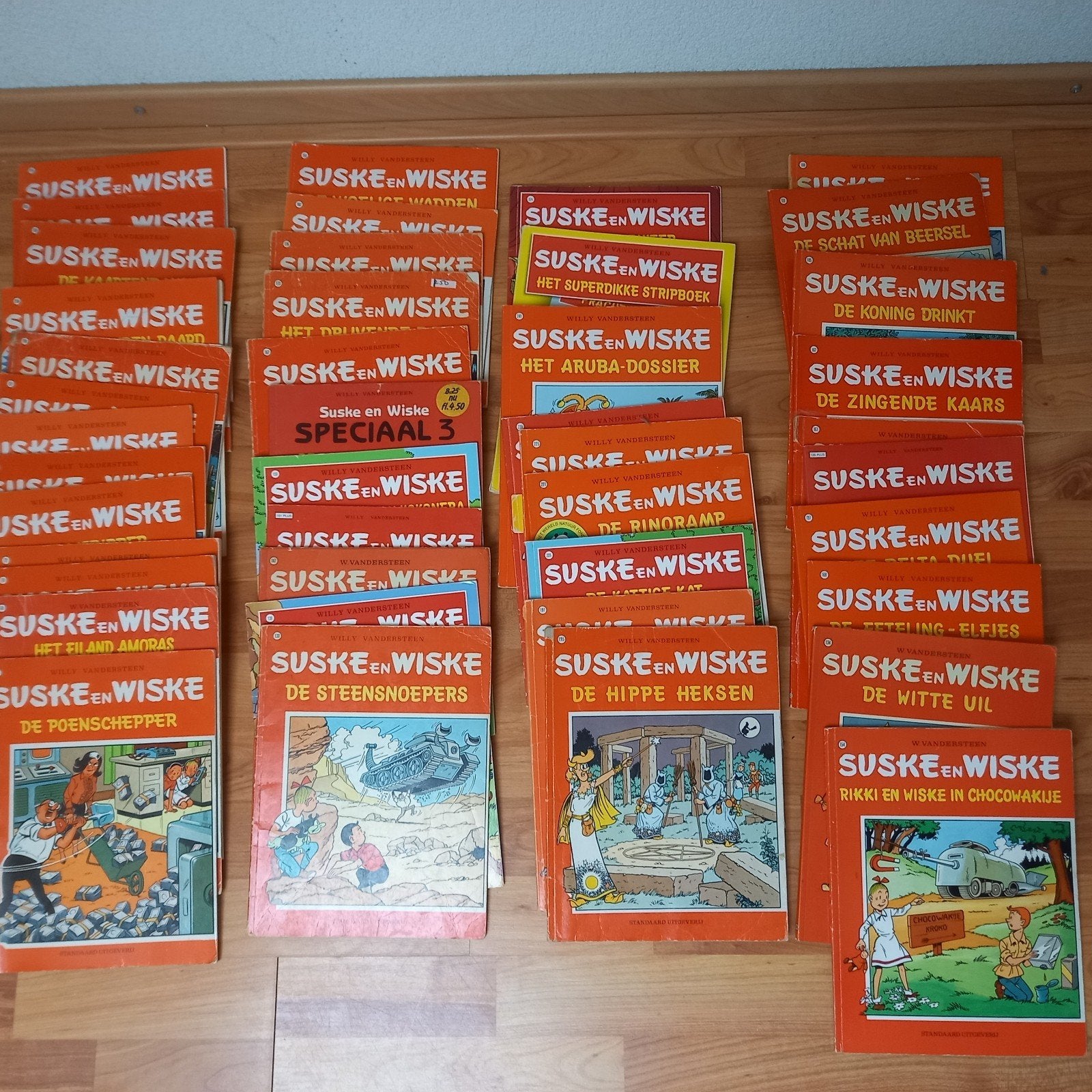 Grote collectie Suske en Wiske stripboeken, Boeken, Stripboeken, Meerdere stripboeken, Ophalen of Verzenden, Gelezen, Willy Vandersteen