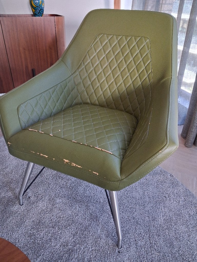 Twee relaxstoelen, Ophalen, Gebruikt, 75 tot 100 cm, Modern