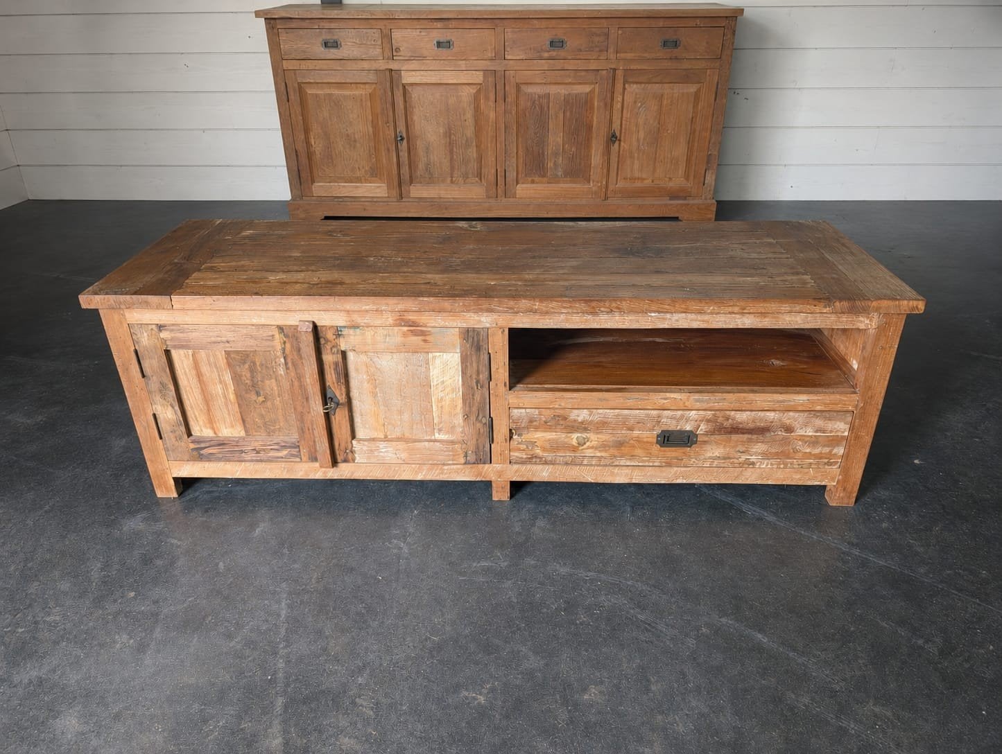 dressoir en tv meubel teak, Ophalen of Verzenden, Gebruikt, 25 tot 50 cm, 150 tot 200 cm
