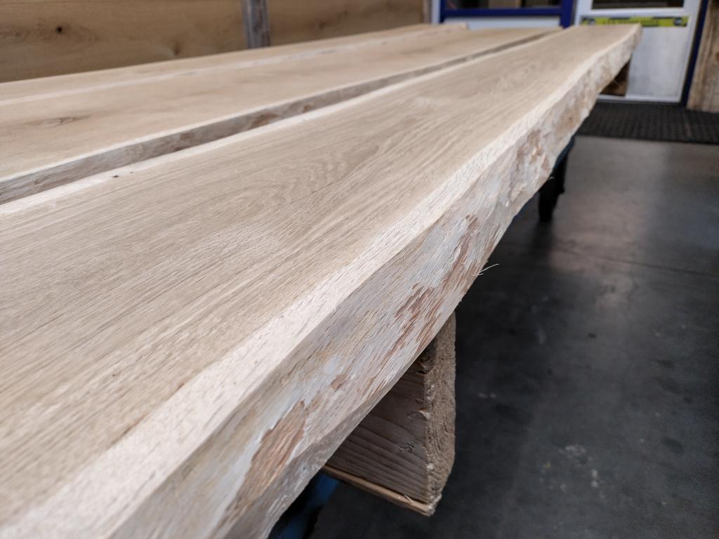 Eiken schaaldelen meubel droog 33mm dik Div breedte, Doe-het-zelf en Verbouw, Hout en Planken