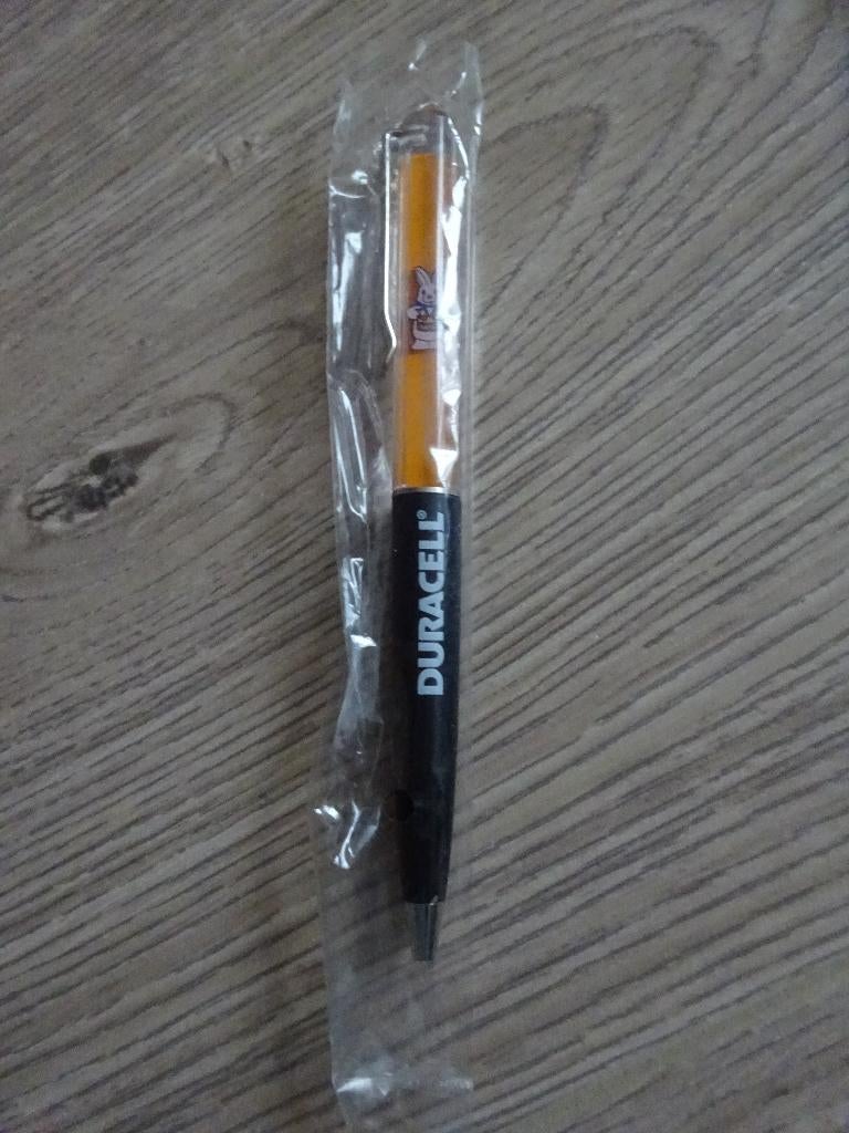 Balpen met bewegend Duracell konijn (trommelaar), Verzamelen, Merken en Reclamevoorwerpen, Ophalen of Verzenden, Nieuw, Gebruiksvoorwerp