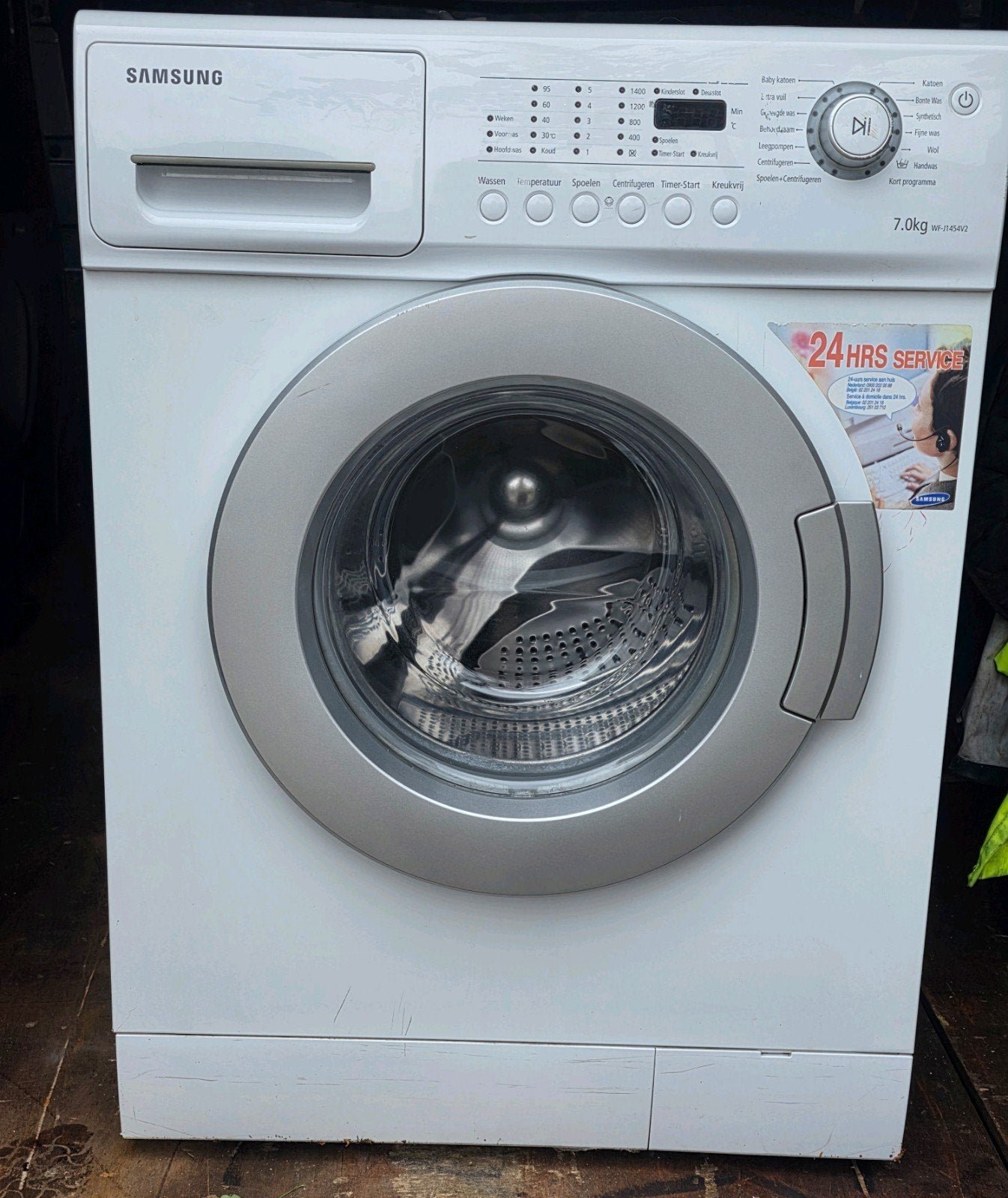 Wasmachine, Ophalen, Zo goed als nieuw, 1200 tot 1600 toeren, 85 tot 90 cm