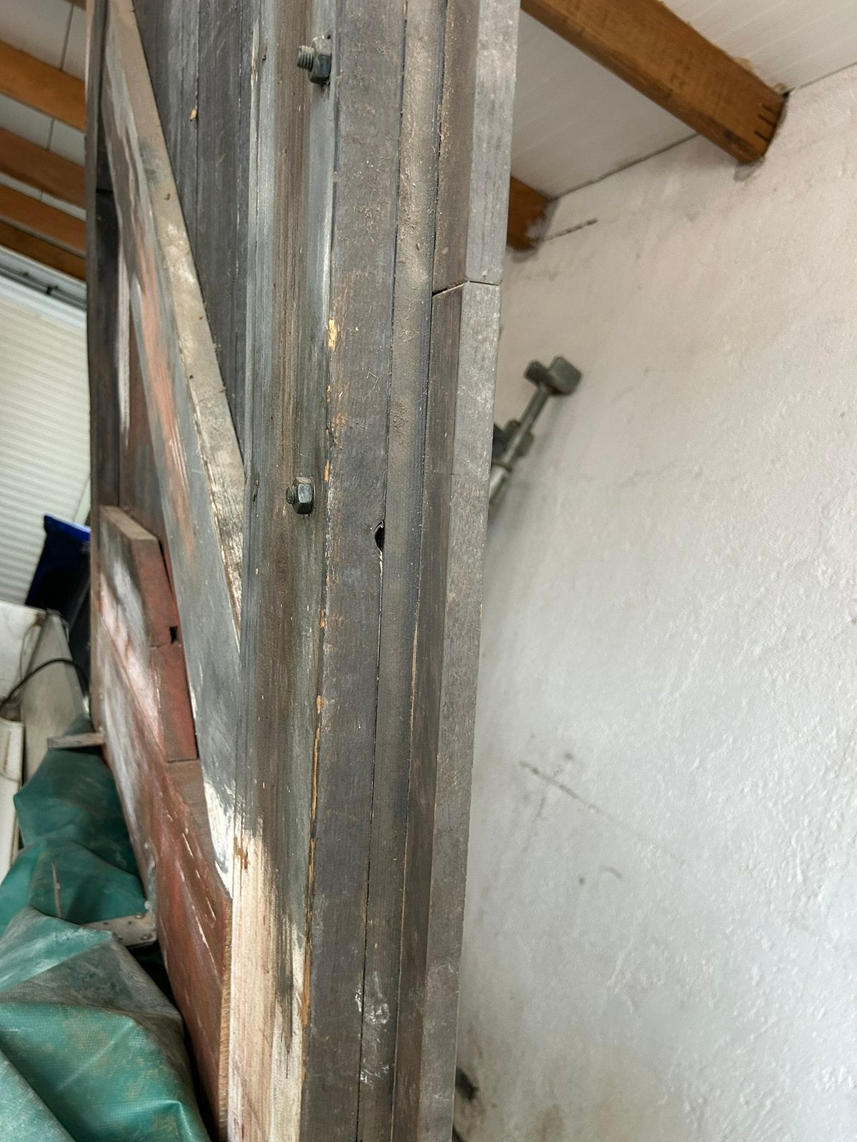 Grote garagedeuren zeer zware uitvoering, Ophalen, 120 cm of meer, Garagedeur, 215 cm of meer