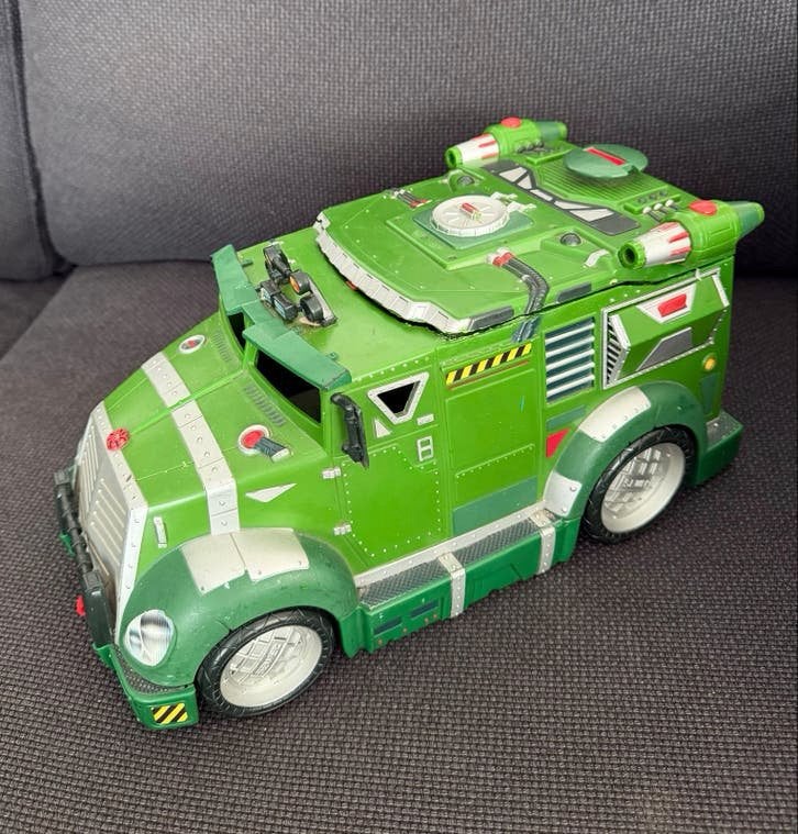 Teenage Mutant Ninja Turtles Battle Shell Truck 2002, Ophalen of Verzenden, Gebruikt