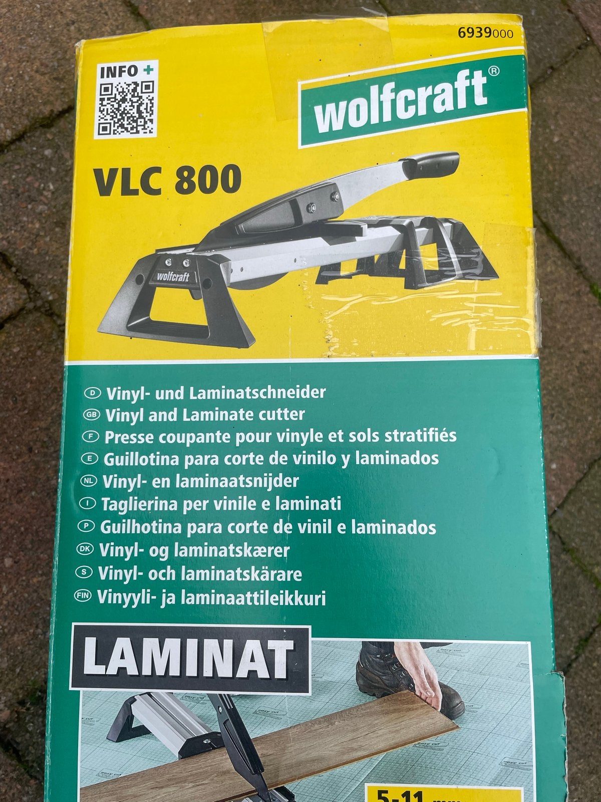 Wolfcraft VLC 800 Vinyl- en Laminaatsnijder, Ophalen of Verzenden, Nieuw, Snijgereedschap, Overige merken
