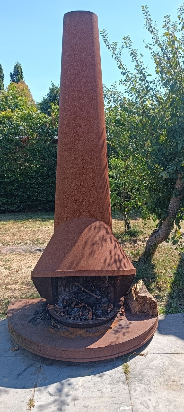buiten haard van cortenstaal, Tuin en Terras, Tuinhaarden, Ophalen