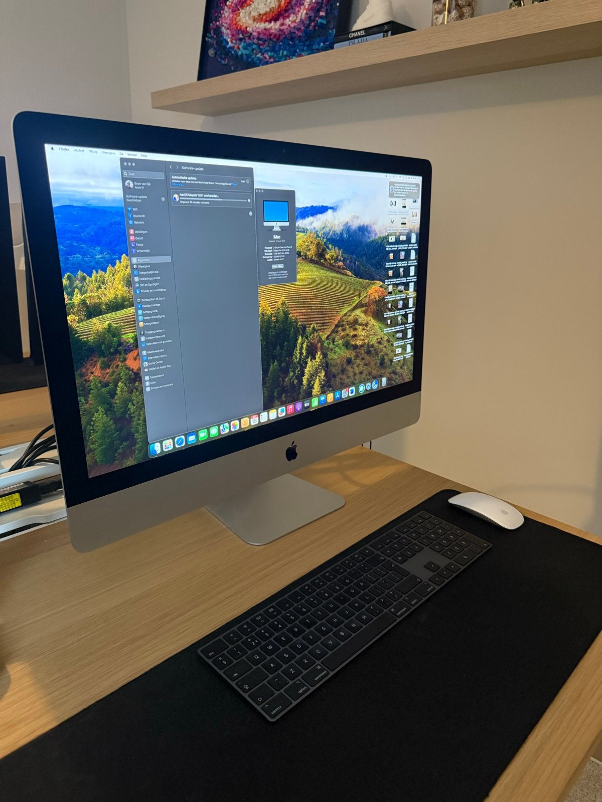 iMac 27-inch 5K (2019) - 3.0 GHz i5, 8GB RAM, 1TB Fusion, Ophalen, HDD en SSD, 8 GB, IMac