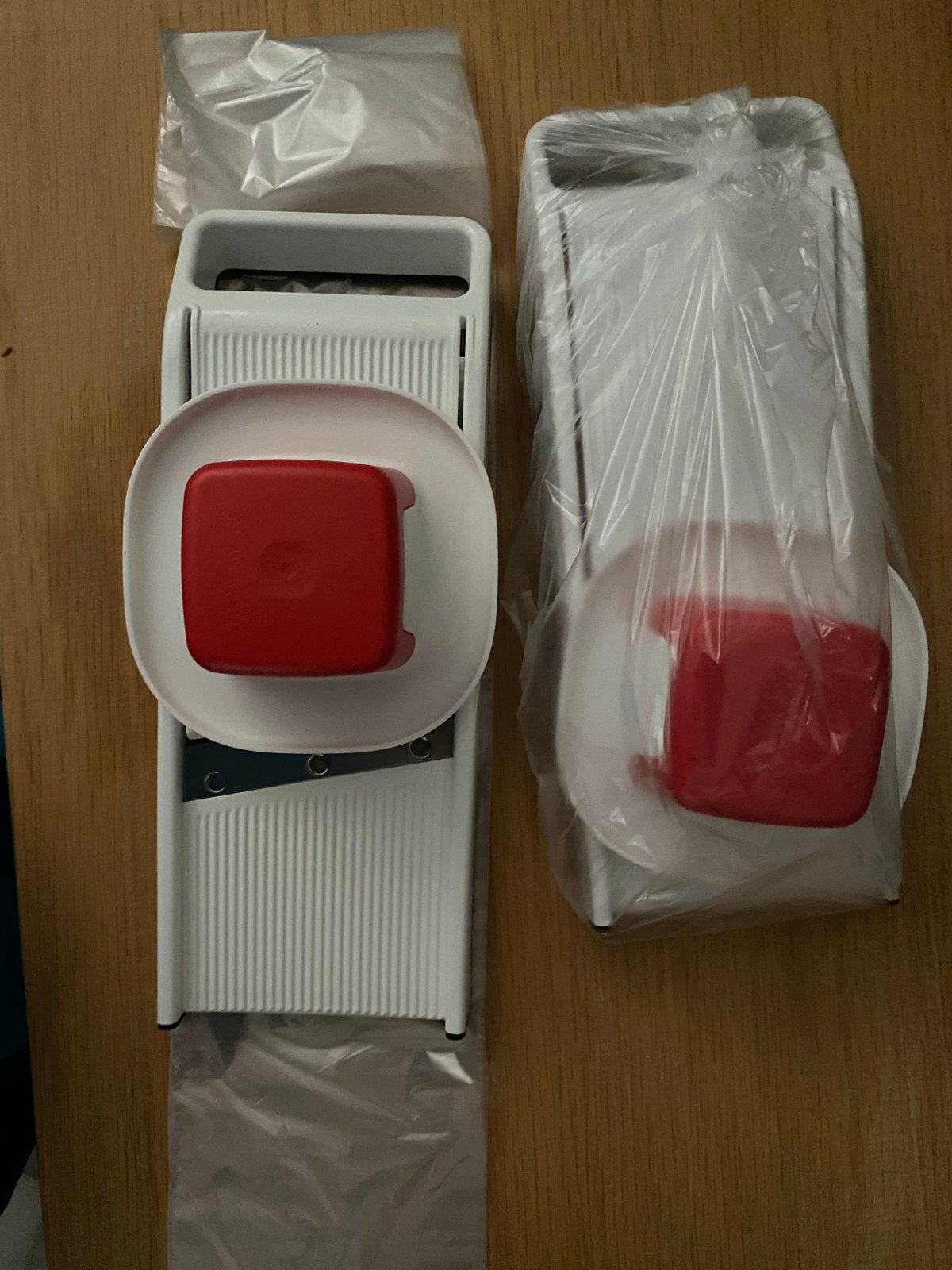 Tupperware Mandoline snijder met opvangbak, Overige typen, Verzenden, Kunststof, Nieuw
