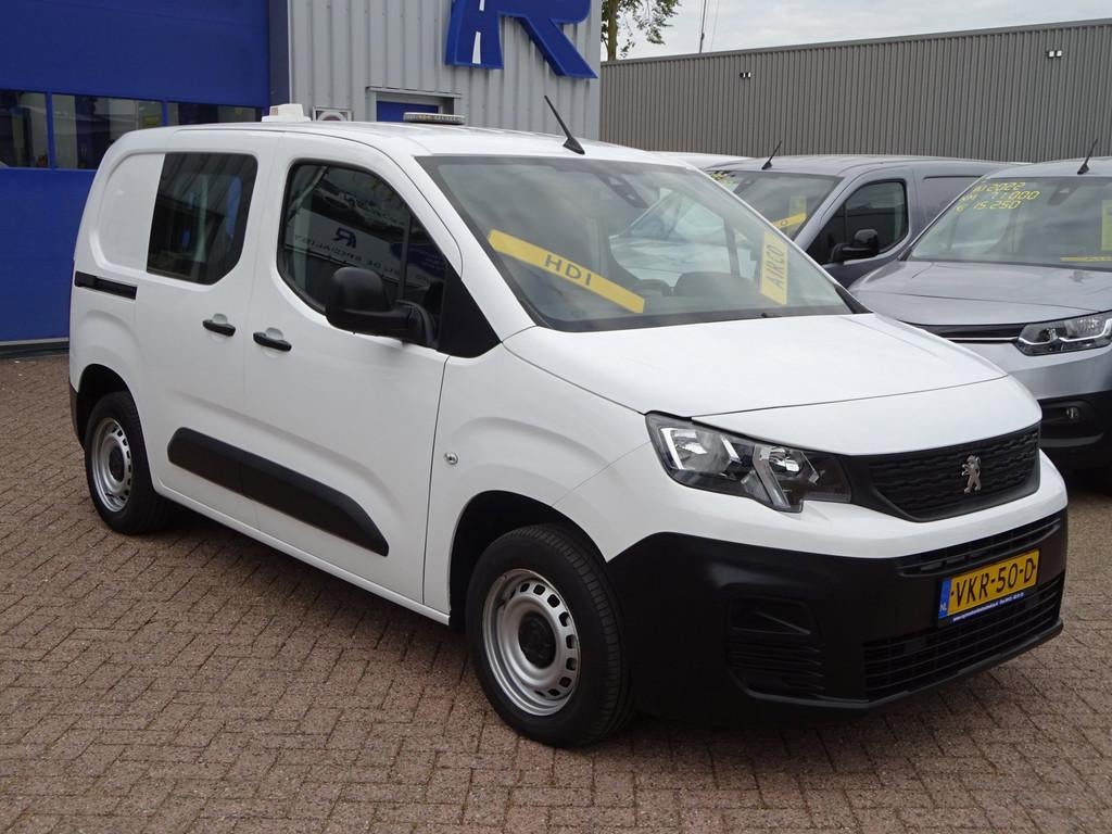 Peugeot Partner 1.5 BlueHDI Pro AIRCO SCHUIFDEUR LAGE KILOME, Auto's, Voorwielaandrijving, Stof, Gebruikt, 4 cilinders