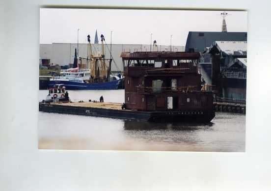 scheepvaart-foto-HARLINGEN-BTS ponton-slb theo, Ophalen of Verzenden, Zo goed als nieuw, Motorboot, Boek of Tijdschrift