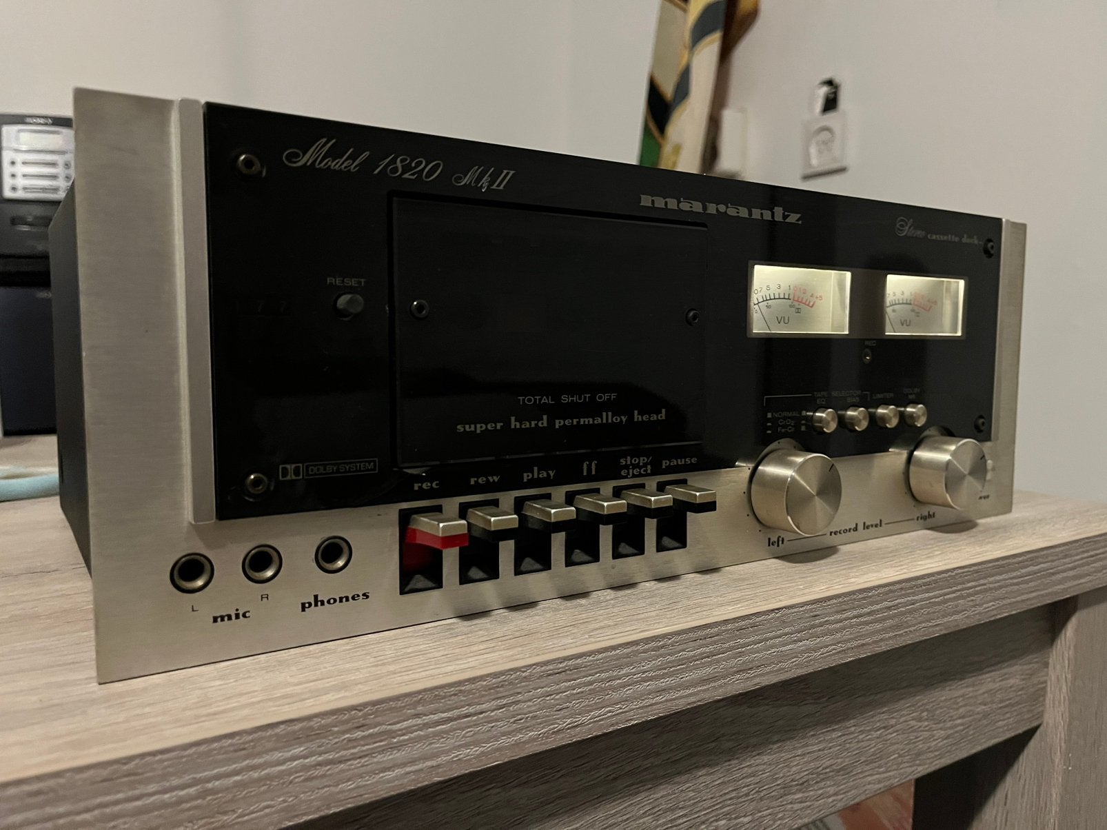 Marantz 1820 Mkll cassettedeck / Champagne, Ophalen, Gebruikt, Cassettedeck, Overige merken