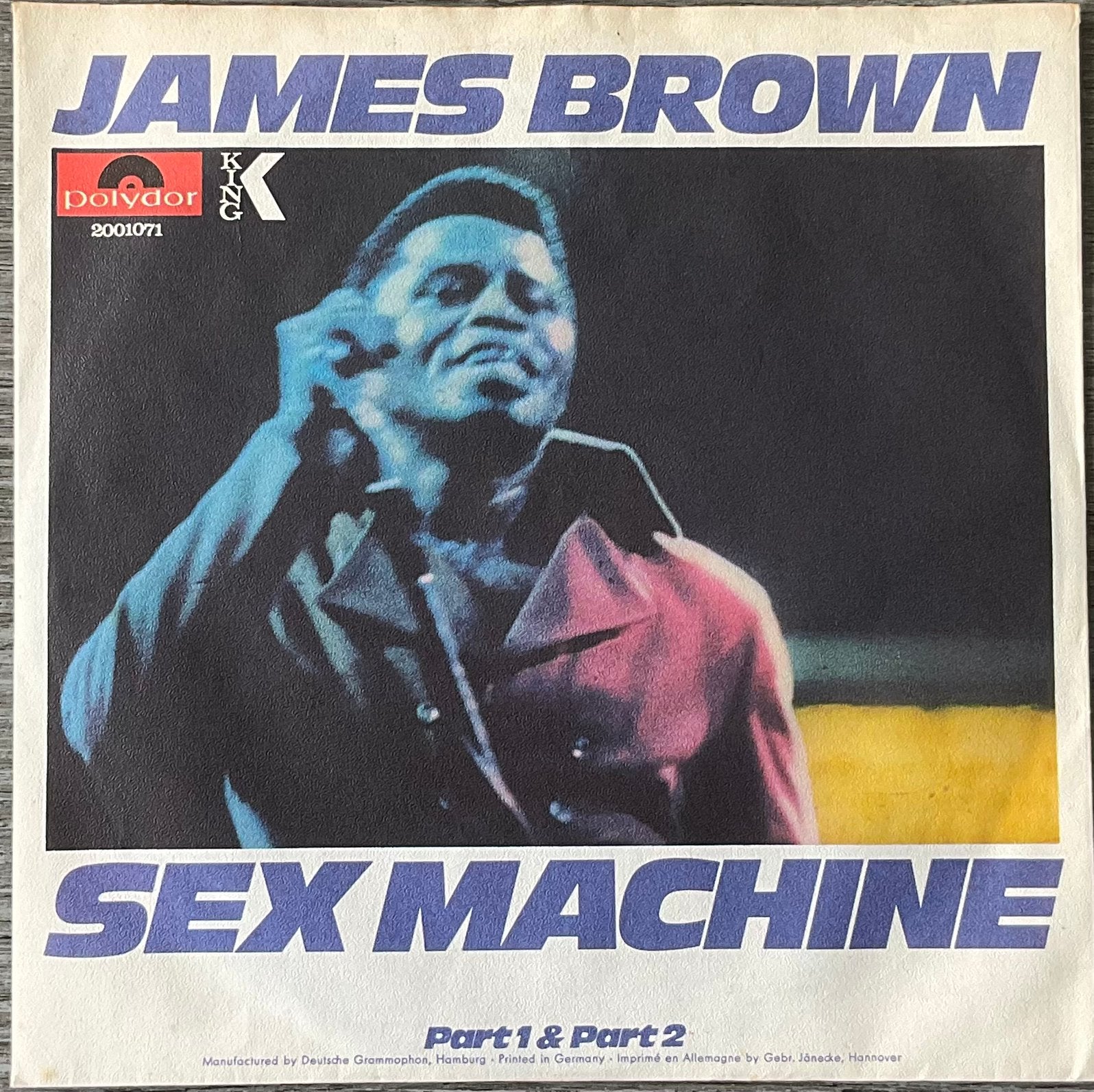 James Brown - Sex machine (70) plaat HEEL MOOI(NL8/UK32/US15, Cd's en Dvd's, Vinyl Singles, Verzenden, 7 inch