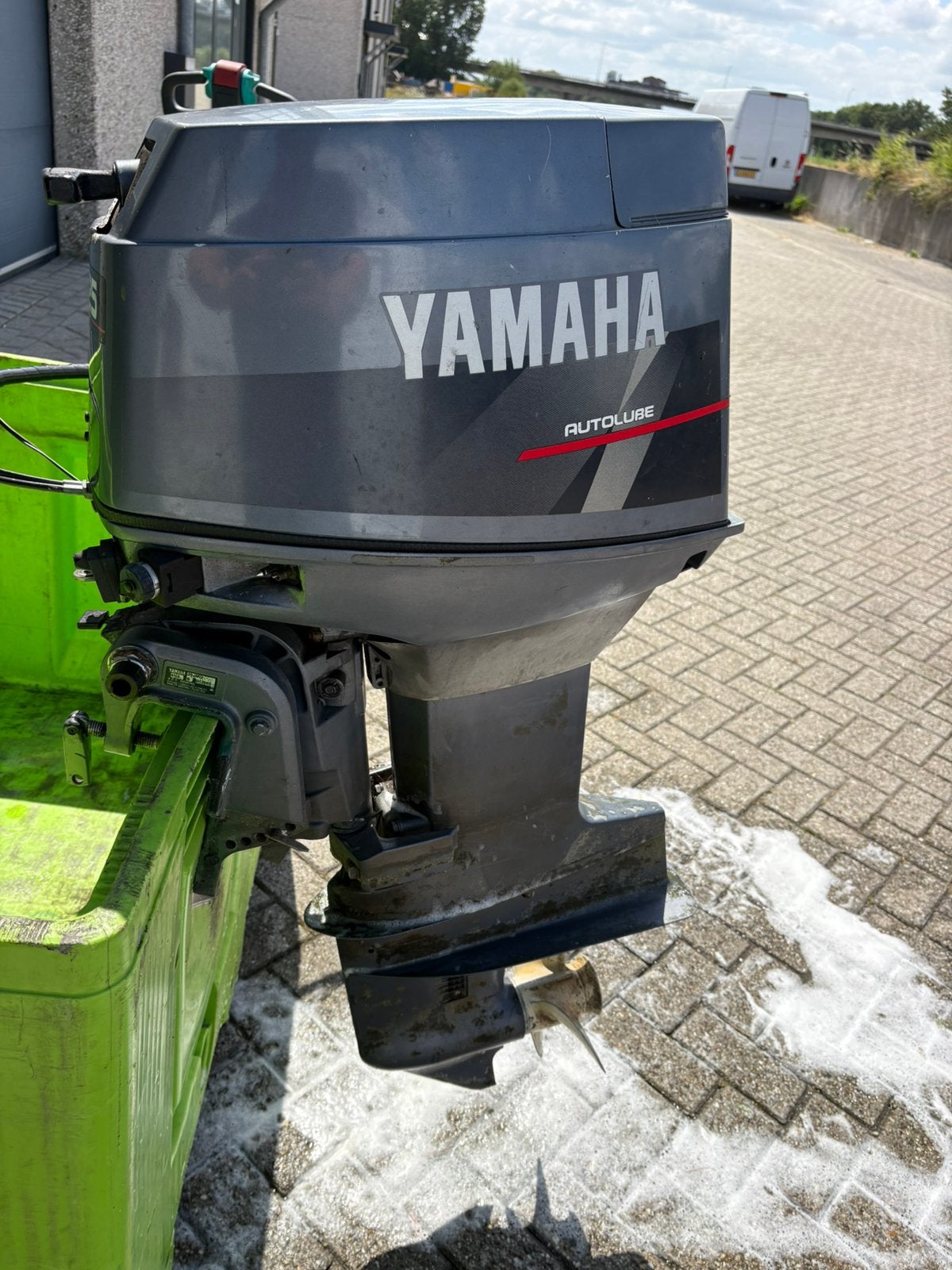 Yamaha 25PK autolube, Ophalen, 10 tot 30 pk, Zo goed als nieuw, Buitenboordmotor