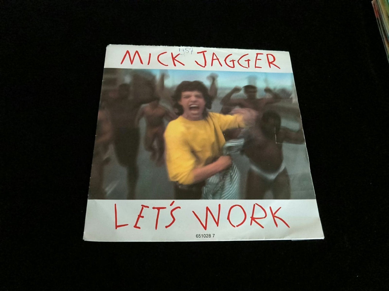 Mick Jagger - Let's Work (Single), Ophalen of Verzenden, Gebruikt, Pop
