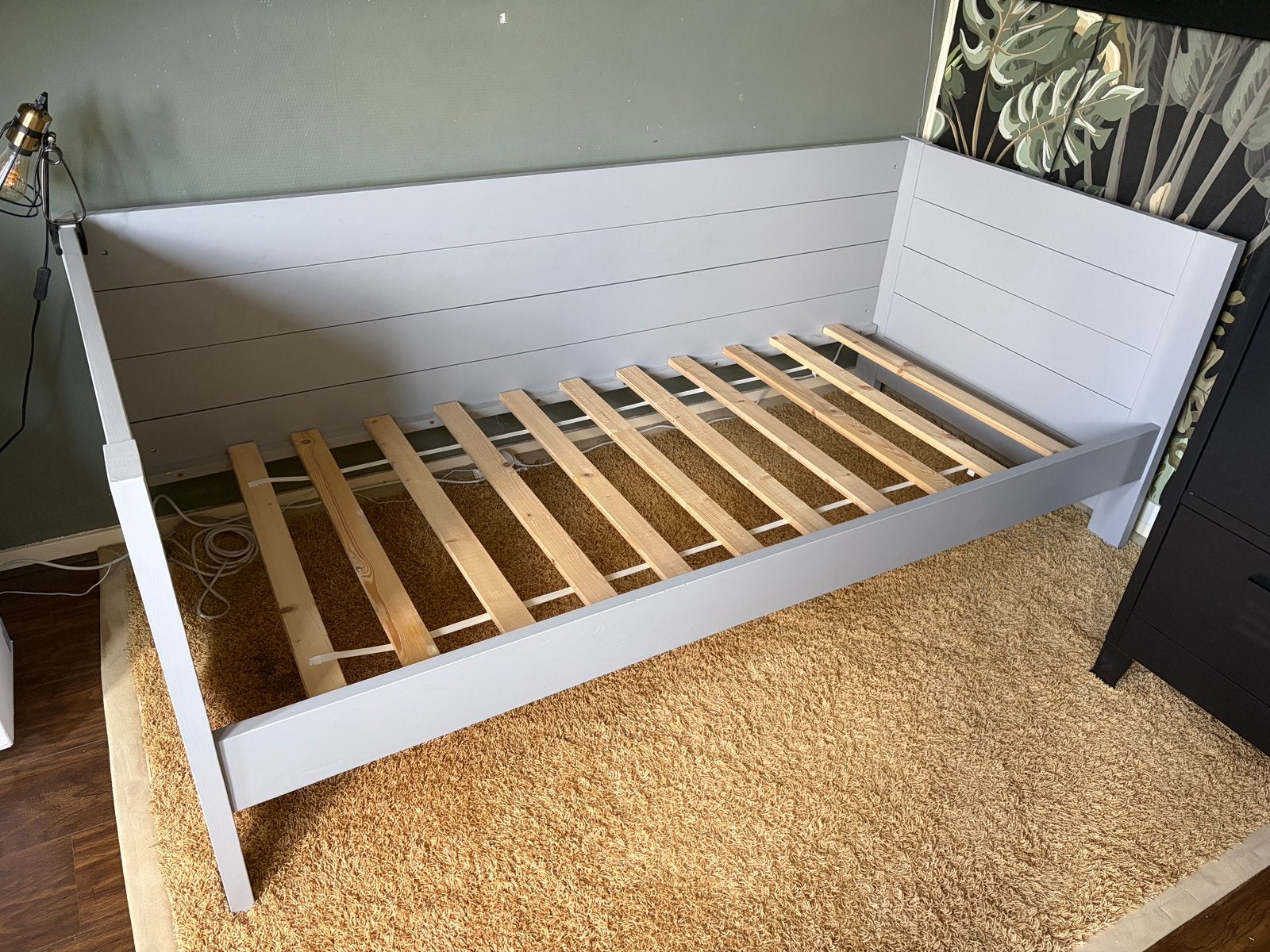 Bed bedbank (Sem) 90 x 200 cm, Kinderen en Baby's, Kinderkamer | Bedden, Ophalen, 85 tot 100 cm, Gebruikt, Lattenbodem