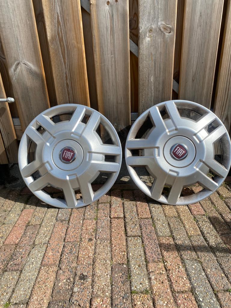 15 inch wieldoppen Ducato, Verzenden, Gebruikt