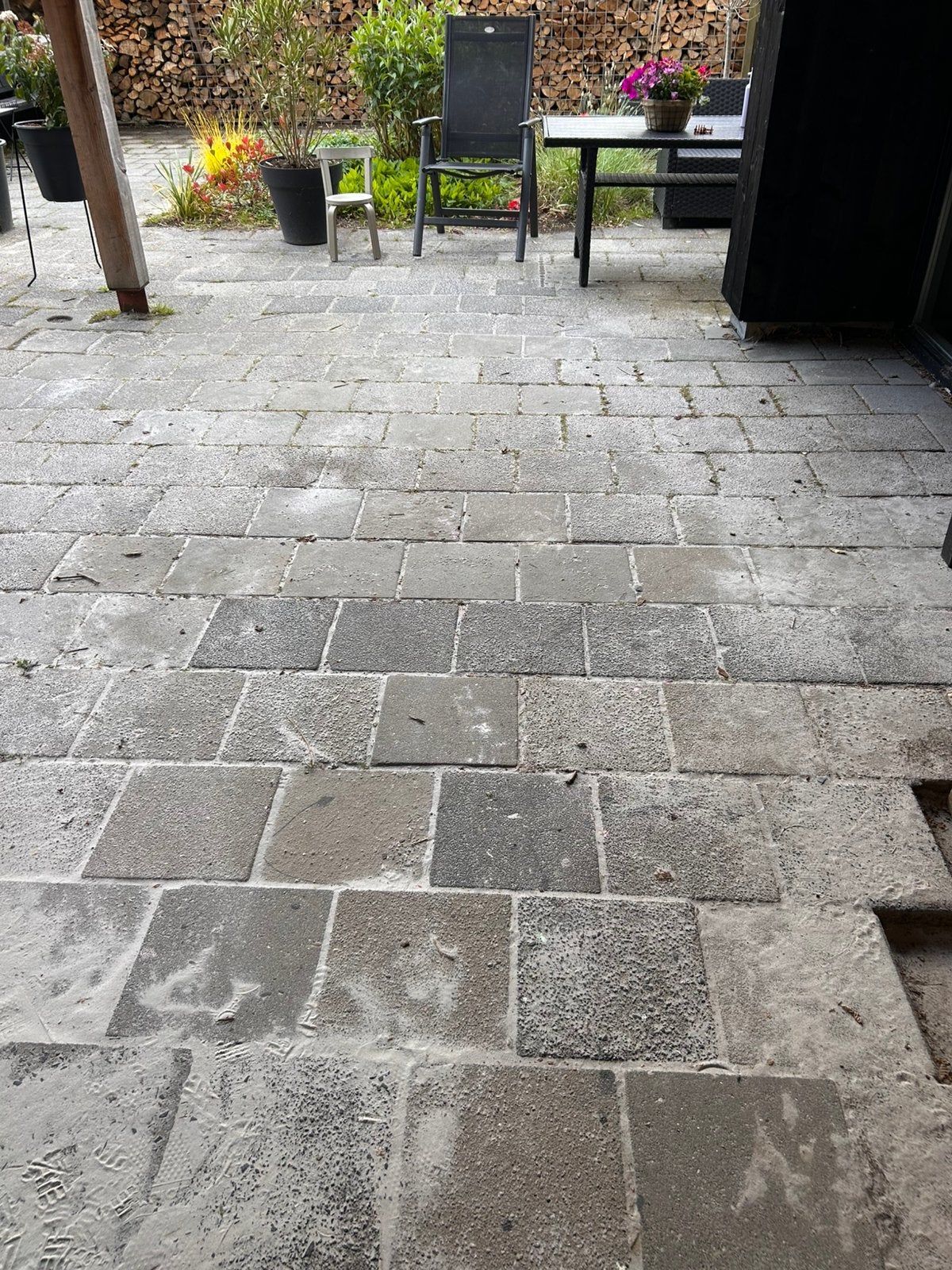 Stoeptegels 30x30 gratis, Ophalen, Gebruikt, 10 m² of meer, Beton