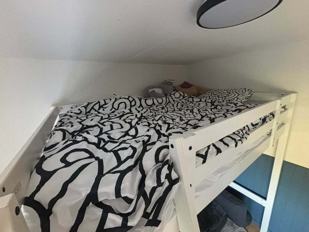 Mooie twijfelaar hoogslaper ikea, Huis en Inrichting, Slaapkamer | Stapelbedden en Hoogslapers, Ophalen, Hoogslaper, Eenpersoons