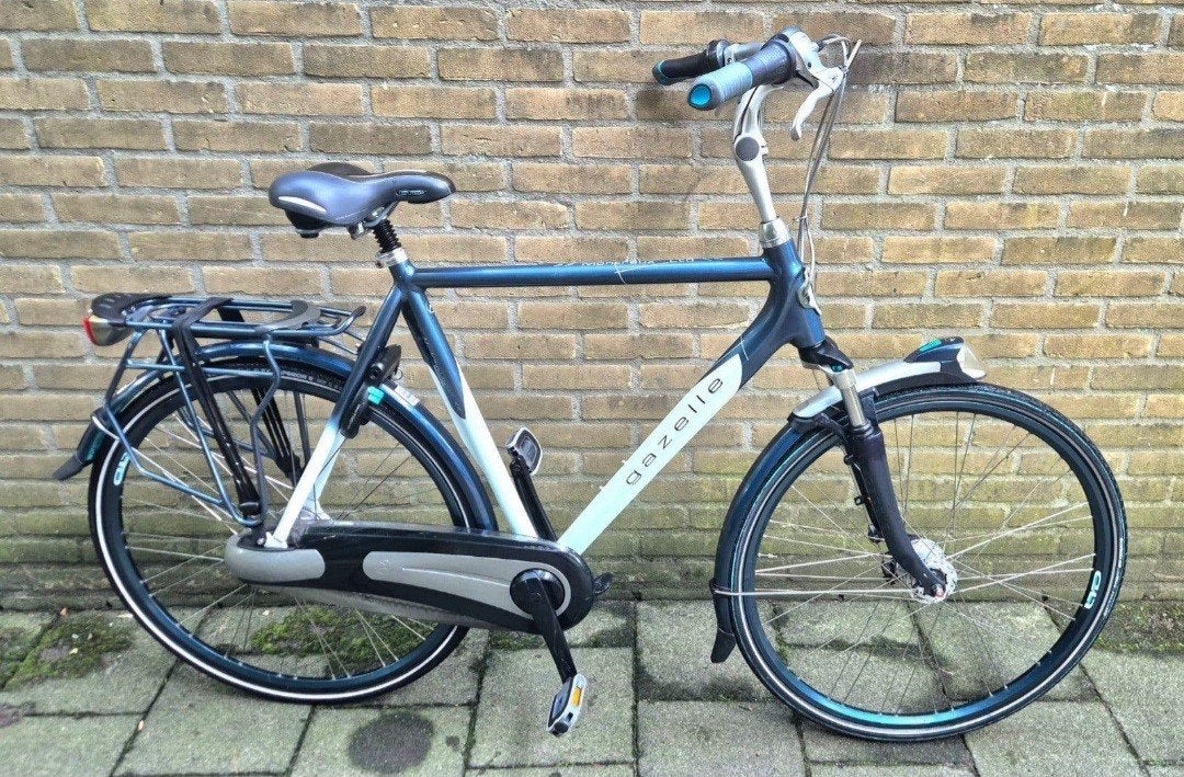 gazelle heren fiets 61cm, Fietsen en Brommers, Ophalen, Zo goed als nieuw, Gazelle