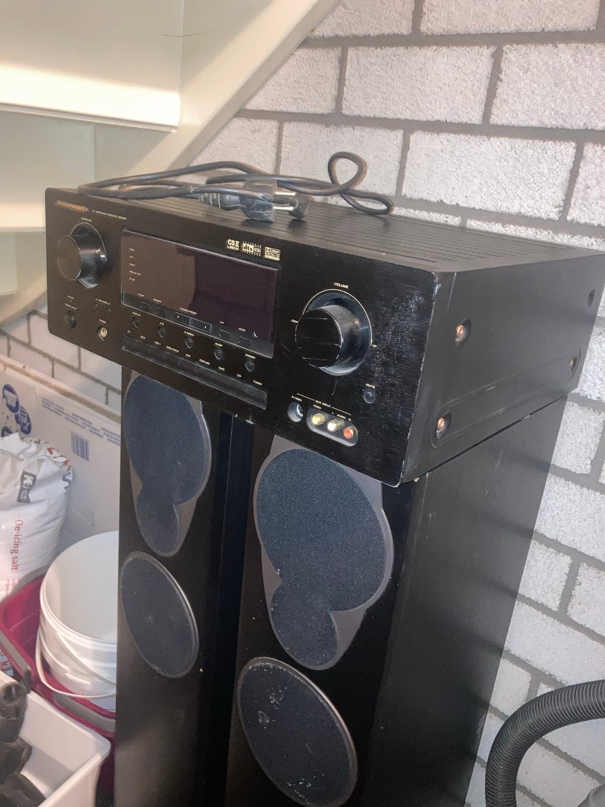 Marantz AV Surround Receiver SR630 met speakers en afstandsb, Gebruikt, Losse componenten, Speakers, Ophalen