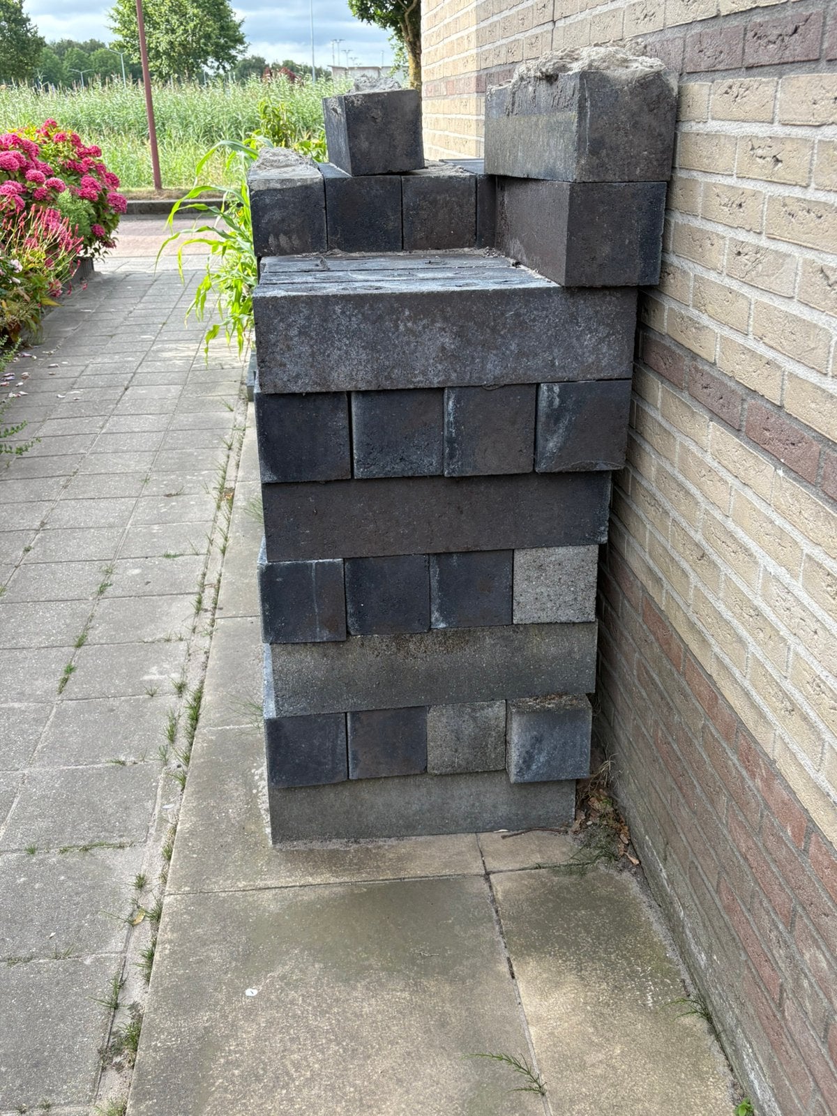 Stapelblokken donkergrijs, Ophalen, Gebruikt, Blok, Minder dan 25 cm