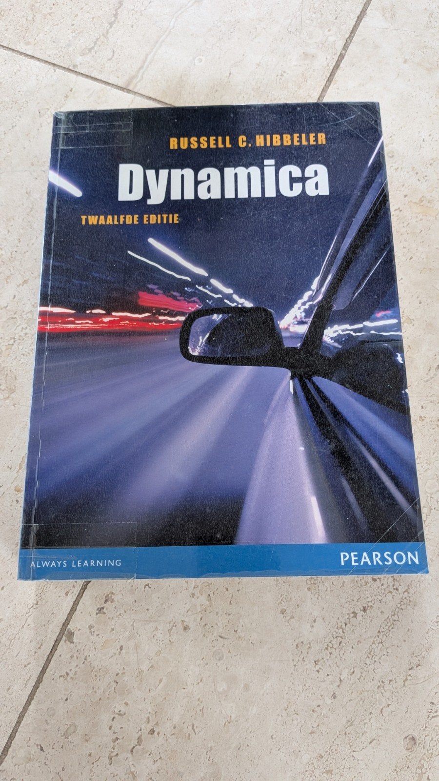 Dynamica - 12e Editie - ISBN: 9789043095198, Zo goed als nieuw, Russell C. Hibbeler, Beta, HBO