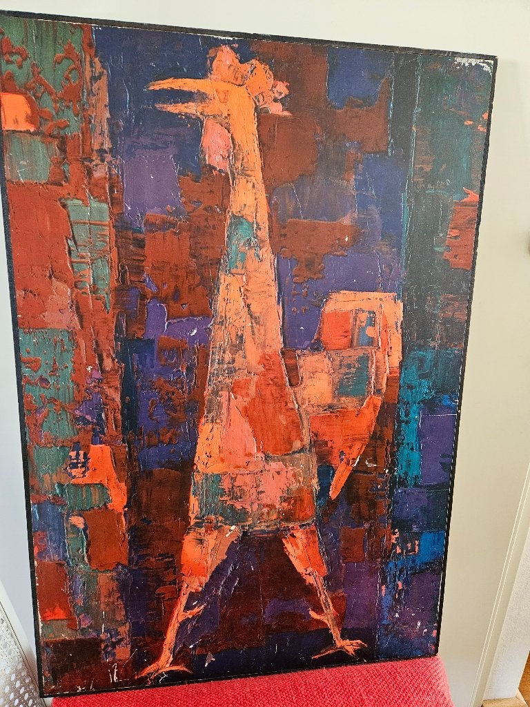 Vintage druk Wolfgang Reuther DE Haan, Antiek en Kunst, Kunst | Litho's en Zeefdrukken, Ophalen