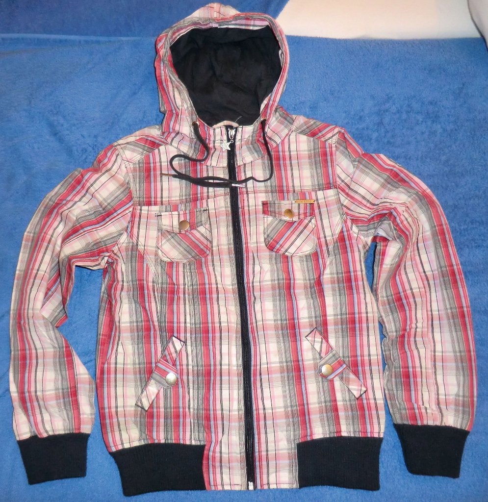 Zomer jas Bien Blue S, z.g.a.nw. 03 hooded jack met capuchon, Ophalen of Verzenden, Zo goed als nieuw, Roze, Maat 34 (XS) of kleiner