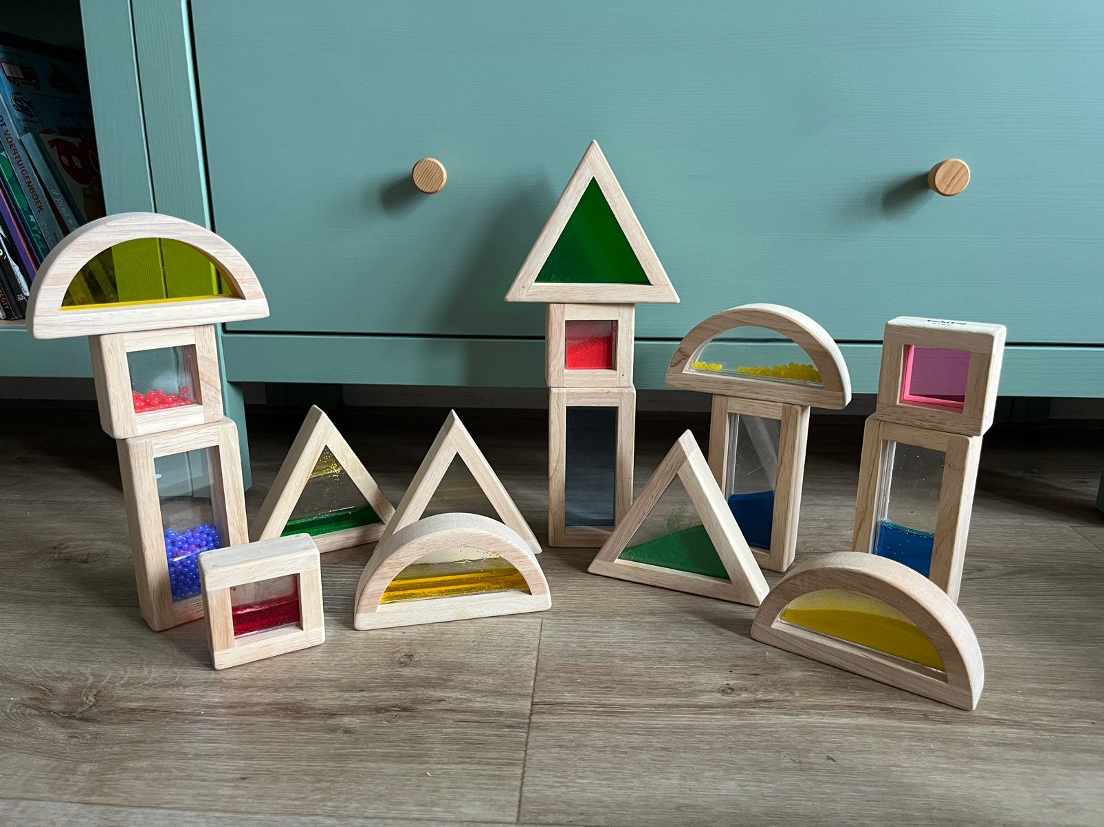 Guidecraft en Tickit regenboogblokken, Kinderen en Baby's, Ophalen of Verzenden, Zo goed als nieuw