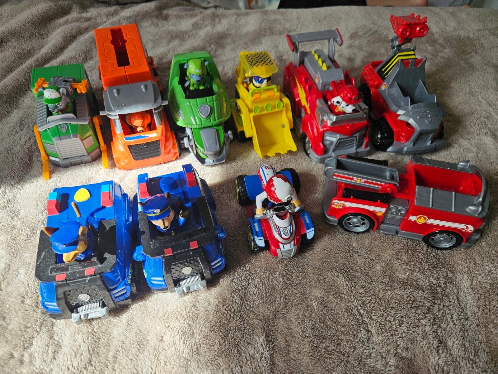 Paw Patrol autootjes, Ophalen, Gebruikt