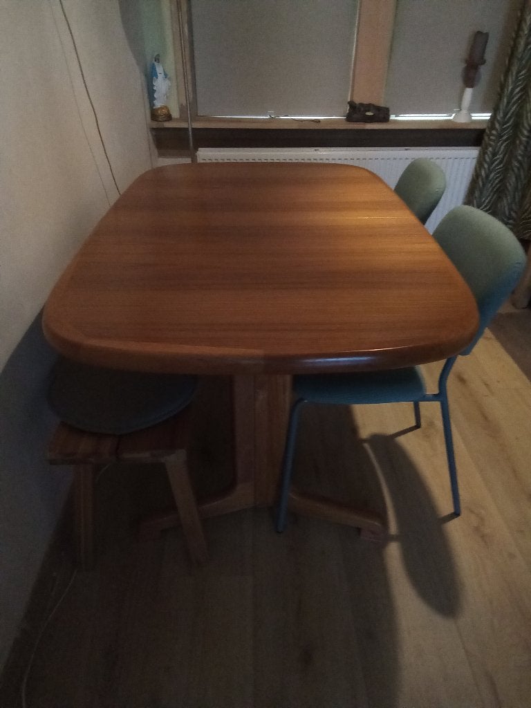 Mooie Deense eettafel, Huis en Inrichting, Tafels | Eettafels, Ophalen, 100 tot 150 cm, 50 tot 100 cm, Zo goed als nieuw