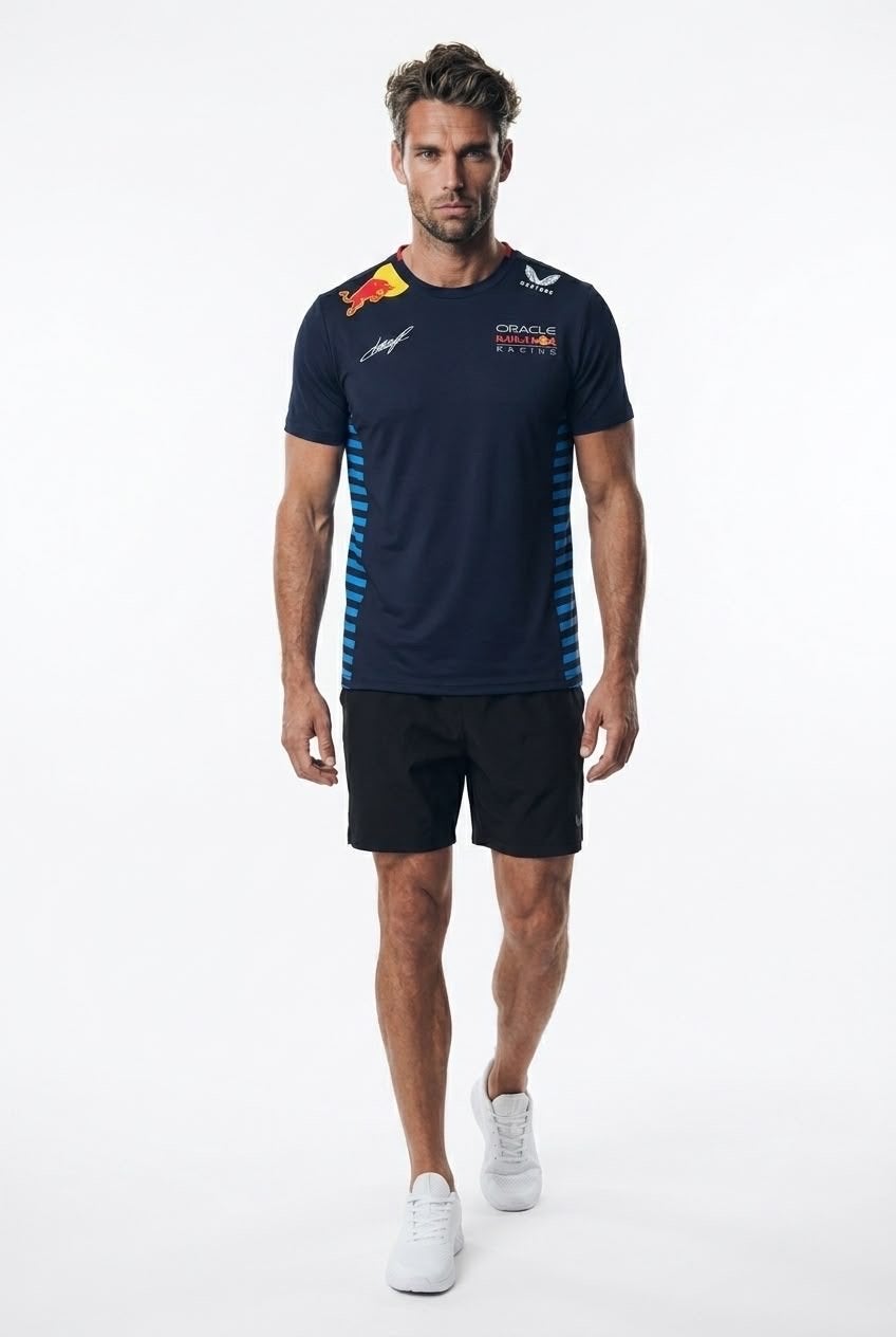 Red Bull Racing Checo Perez T-shirt, Ophalen, Nieuw, Overige maten, Blauw