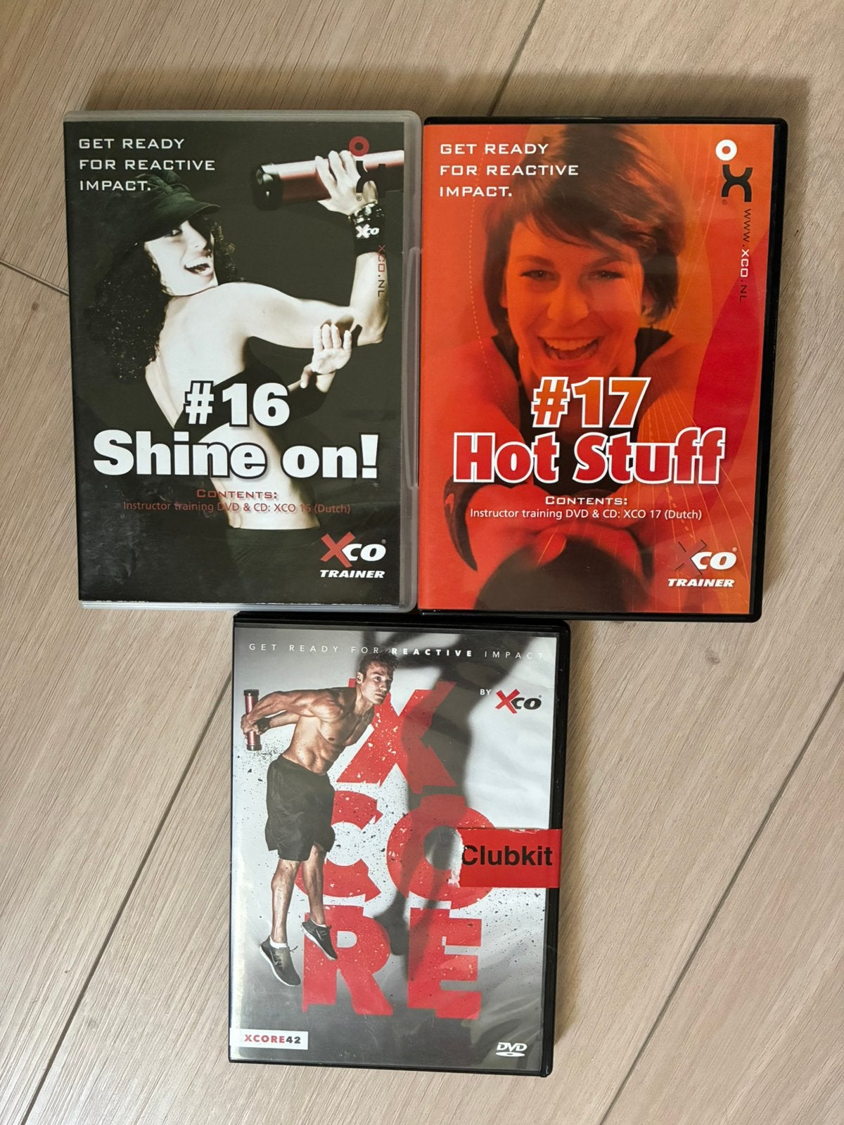 X-core xco sport dvd deel 16-17-42, Cursus of Instructie, Alle leeftijden, Ophalen of Verzenden, Zo goed als nieuw