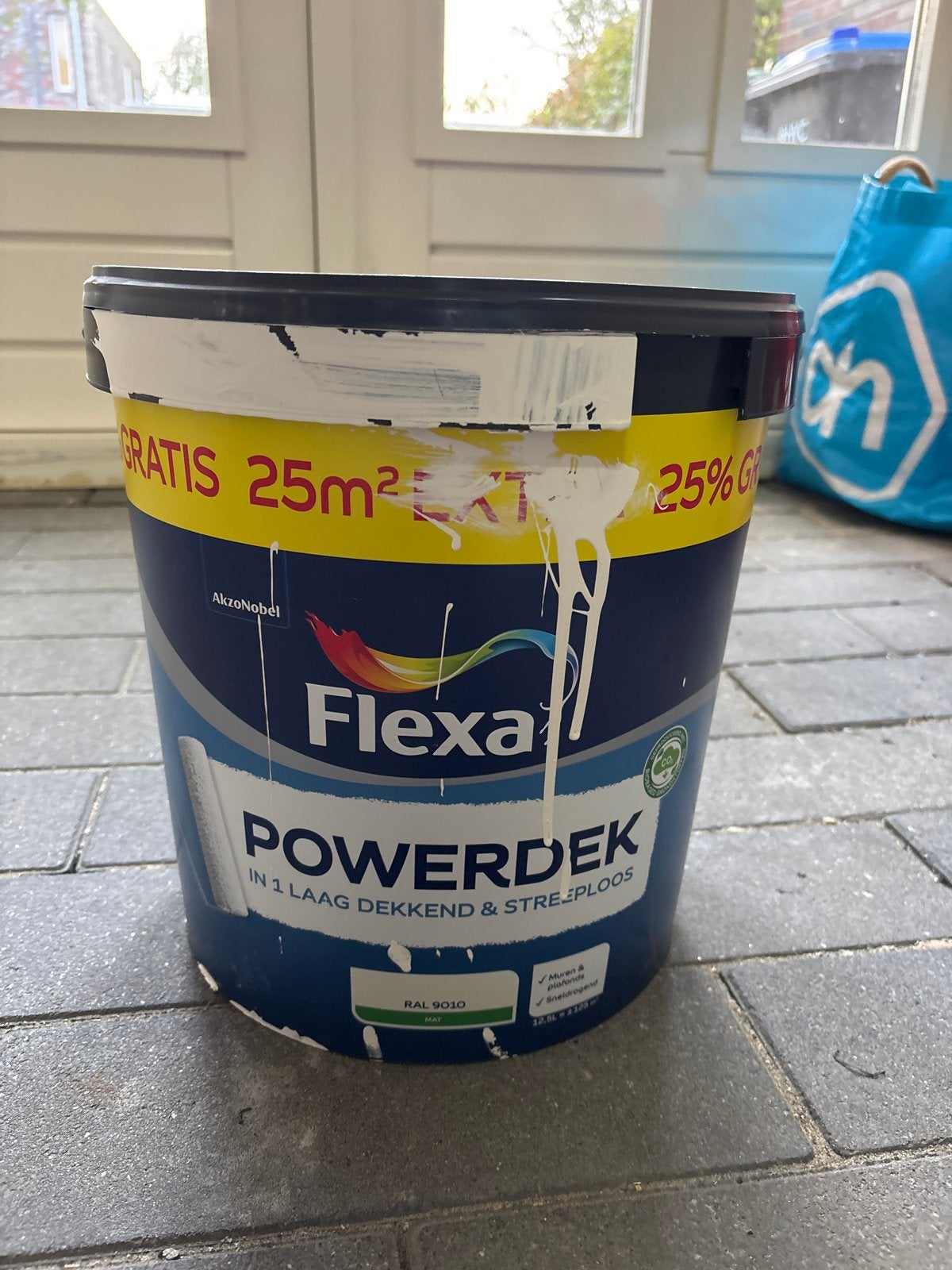 Flexa Powerdek Muurverf RAL 9010 Mat - 25% Extra