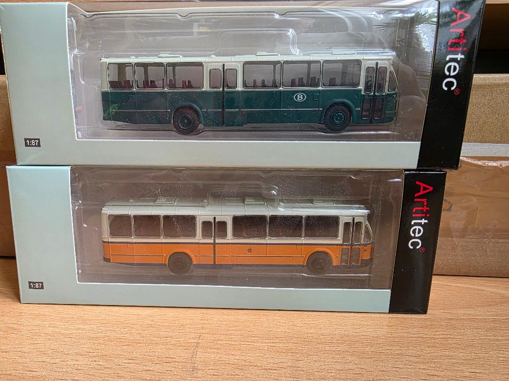 2x DAF MB200 (België), Verzenden, Nieuw, Bus of Vrachtwagen, Overige merken