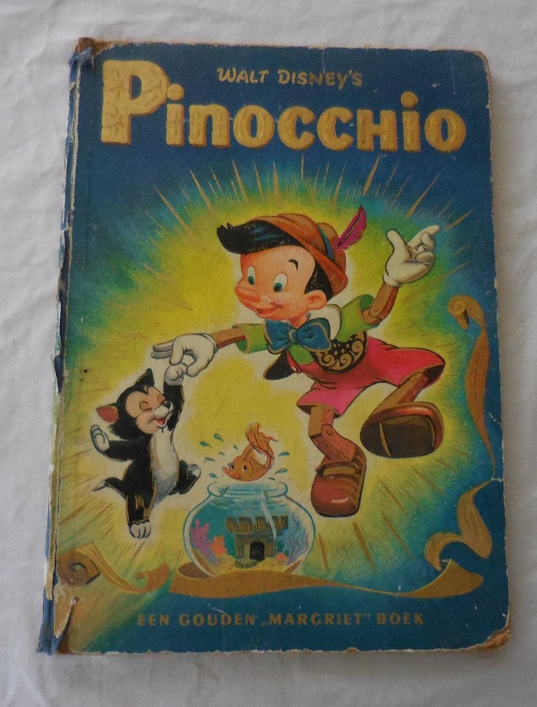Pinocchio Gouden Margriet boek 3x, Ophalen, Gelezen, Prentenboek