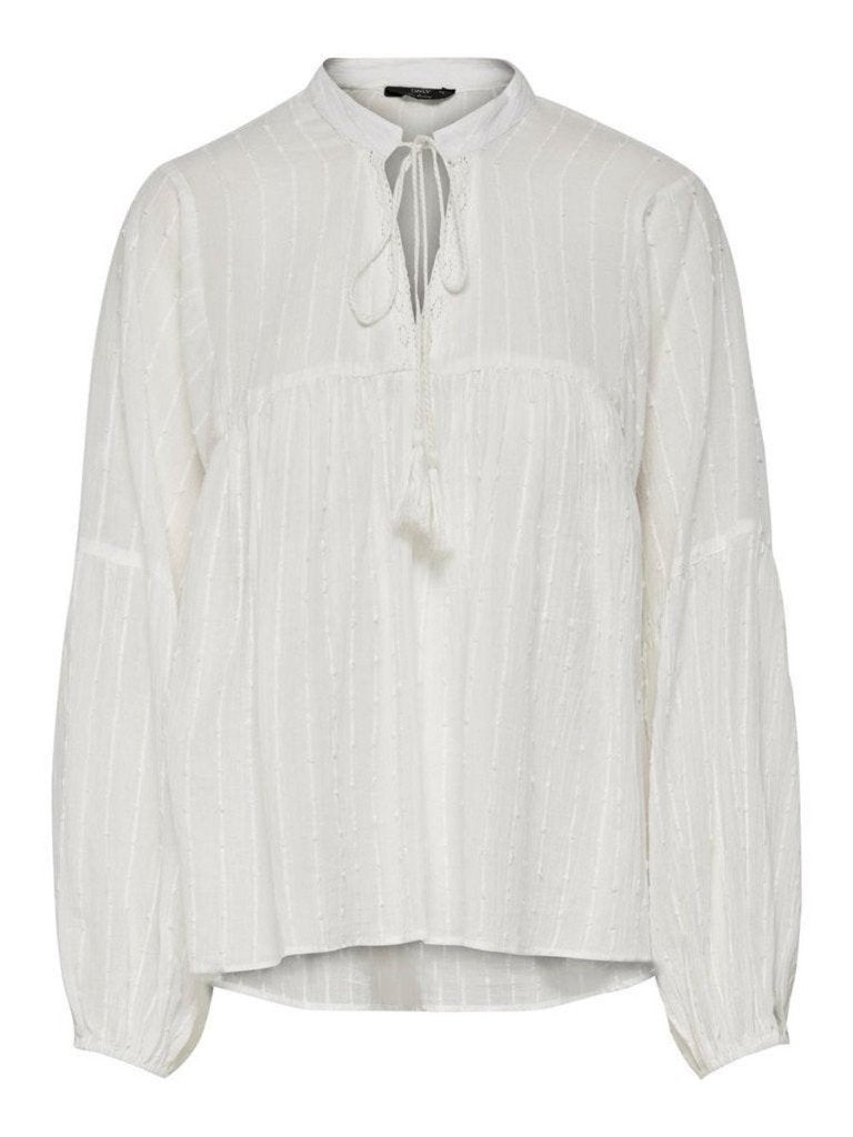 Only New Elisa top, off white, maat 36., Kleding | Dames, Tops, Only, Wit, Ophalen of Verzenden, Zo goed als nieuw
