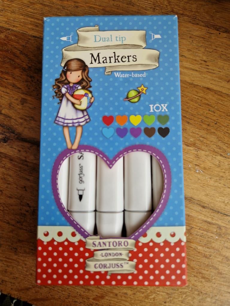 Santoro Gorjuss Dual Tip Markers - Water-based, Ophalen of Verzenden, Nieuw, Potlood of Stift