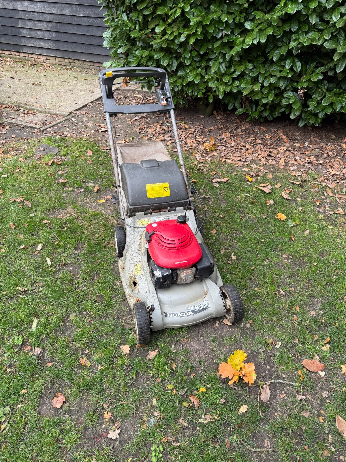 Honda grasmaaier HRB 535 - Opknapper, Ophalen, Cirkelmaaier, Gebruikt, Opvangbak
