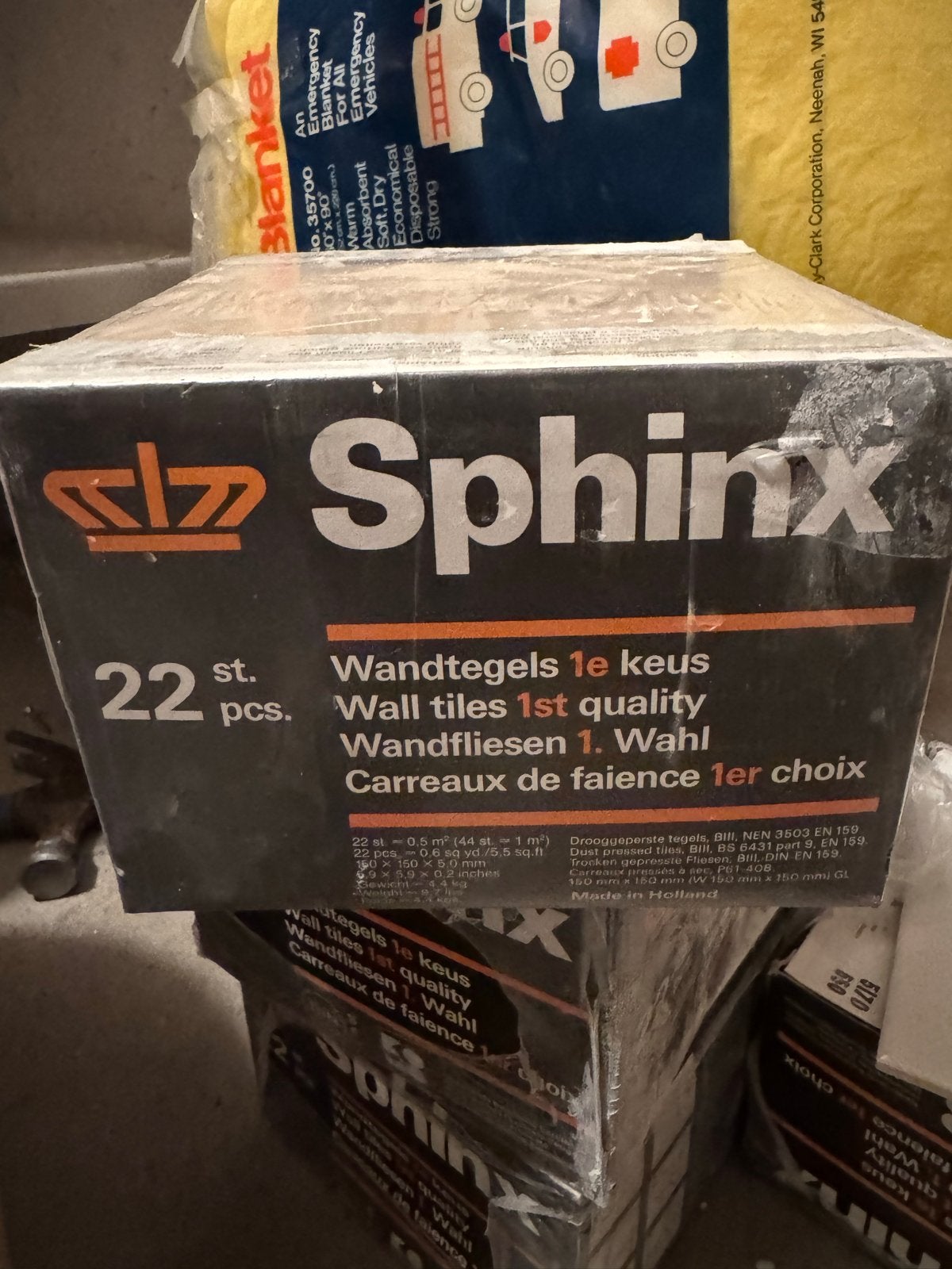 Sphinx wandtegels 1e keus - 4 pakken22 stuks (0.5 m²), Doe-het-zelf en Verbouw, Tegels, Nieuw, Wandtegels, Keramiek, Minder dan 20 cm