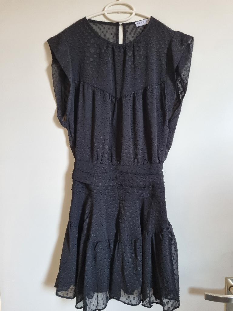 Dames jurkje Loavies maat 36, Zwart, Ophalen of Verzenden, Maat 36 (S), Boven de knie