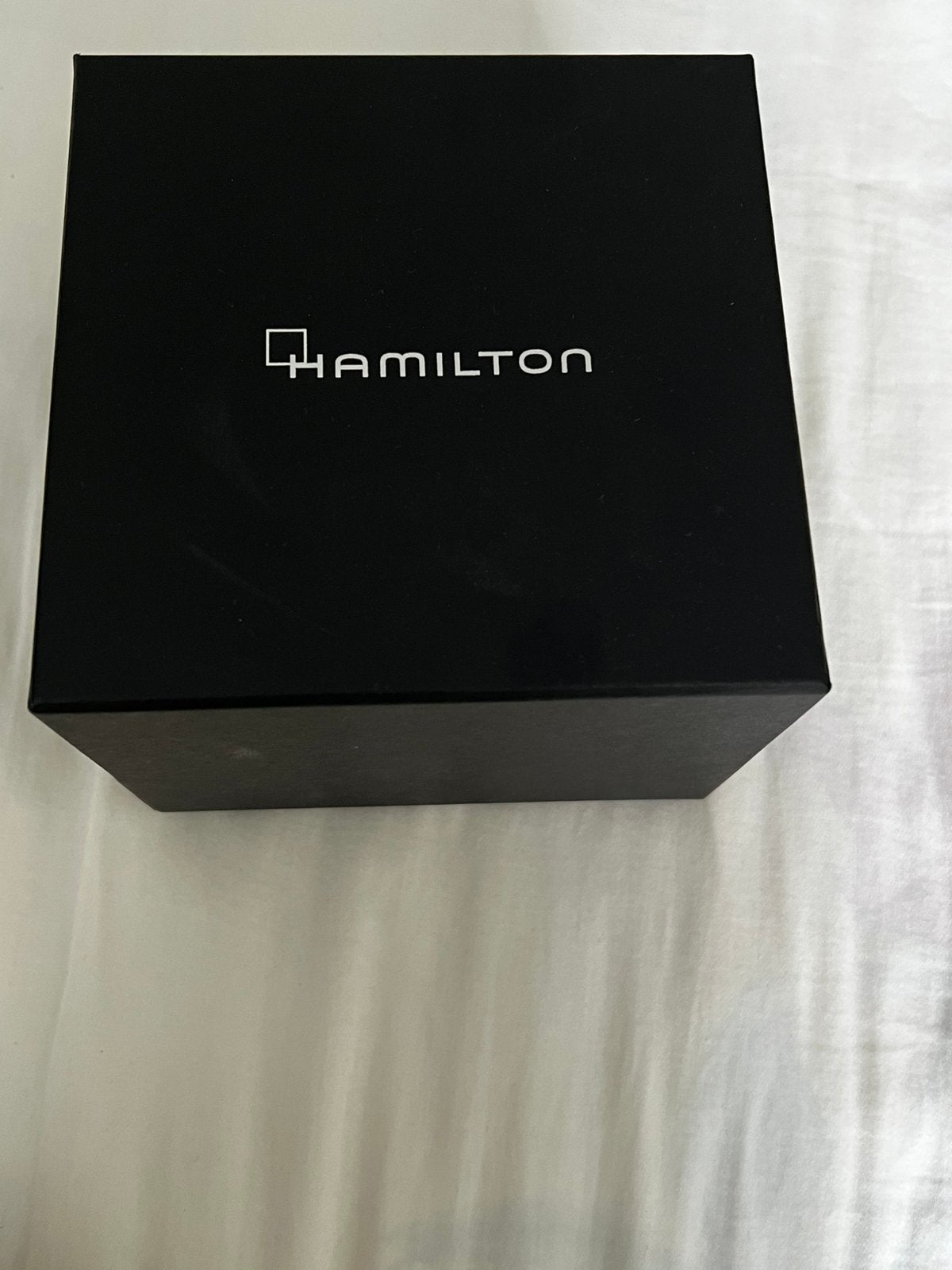 Hamilton Khaki Field Titanium Auto 38 mm, Overige materialen, Leer, Polshorloge, Zo goed als nieuw
