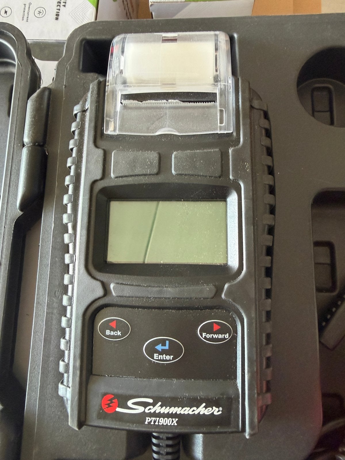 Schumacher PTI900X Accutester met Printer, Gebruikt
