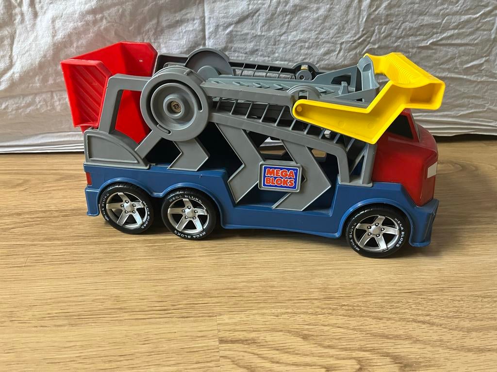 Mega Bloks speelgoed oplegger, Kinderen en Baby's, Speelgoed | Speelgoedvoertuigen, Ophalen of Verzenden, Gebruikt