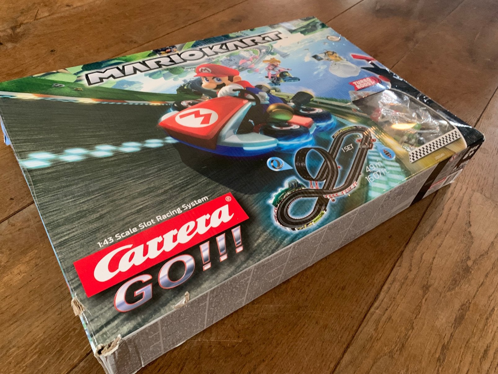 Mariokart (Carrera Go!!!) Racebaan met looping, Carrera, Ophalen of Verzenden, Met looping, Elektrisch