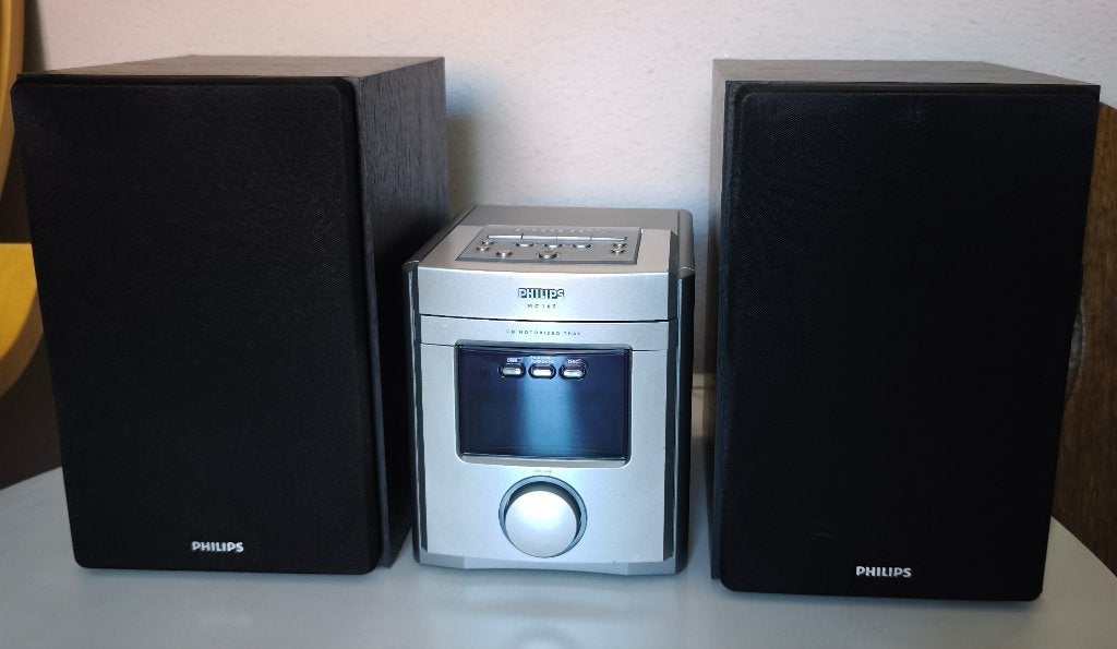 Philips MC165 music system + powerful MCD5110 speakers, Audio, Tv en Foto, Stereo-sets, Ophalen, Speakers, Philips
