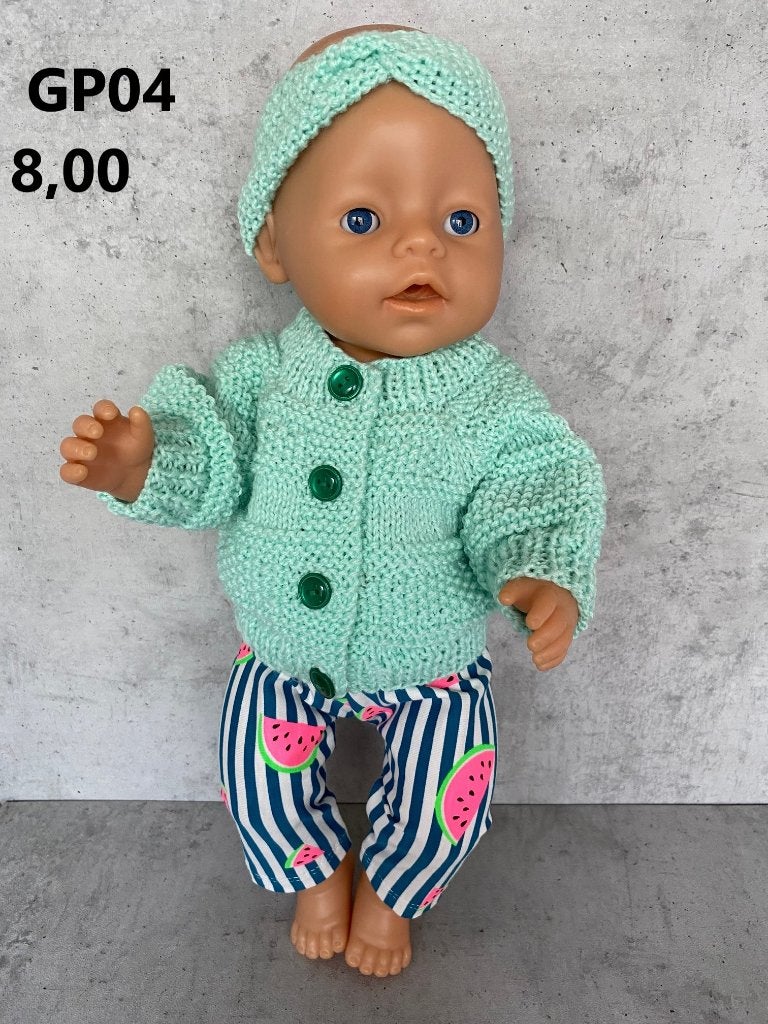 Poppenkleertjes baby born. Set. Opbrengst KiKa., Ophalen of Verzenden, Nieuw, Babypop