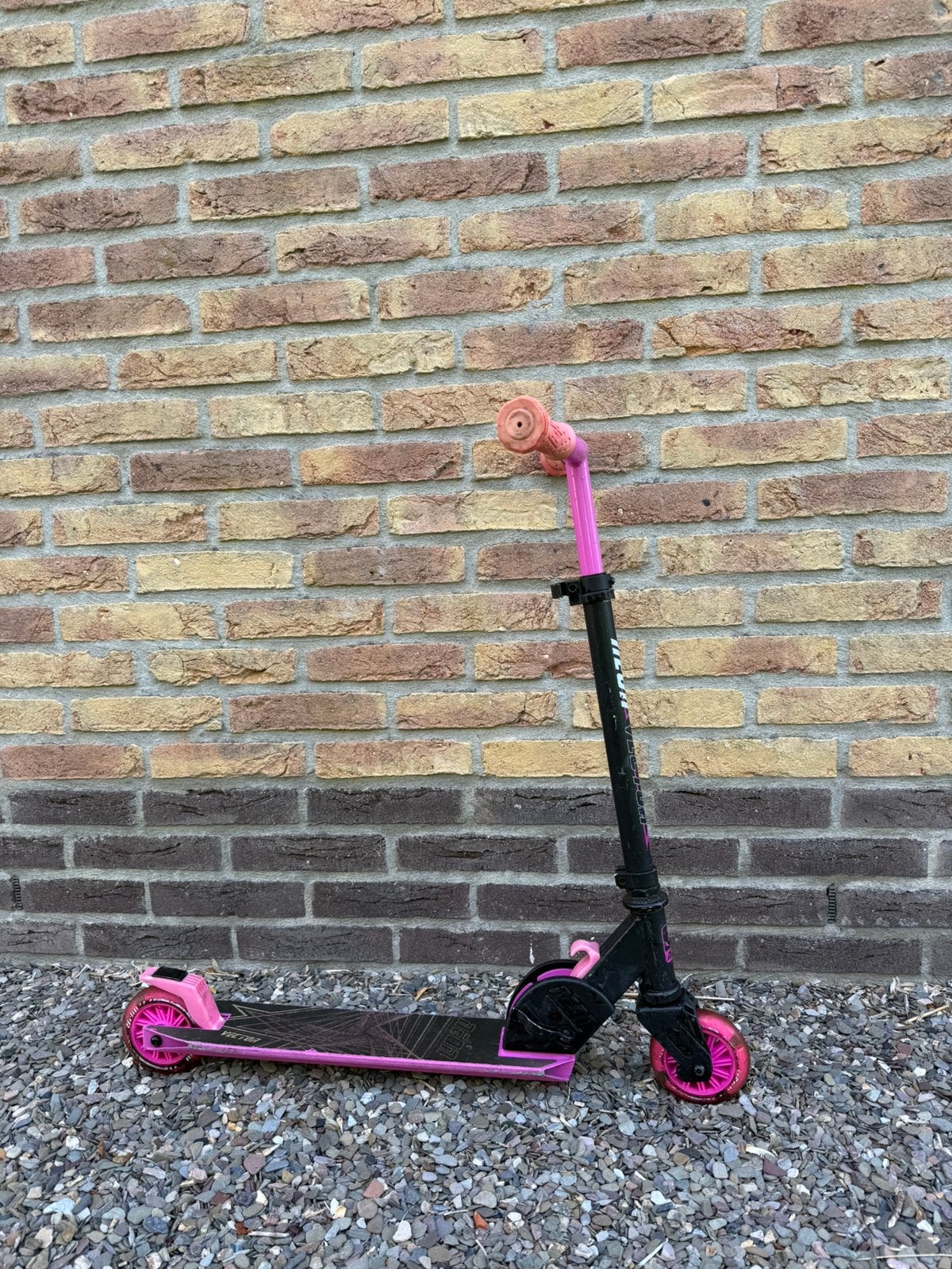 Roze/Zwarte Step voor Kinderen - Gebruikt, Ophalen, Gebruikt, Gewone step